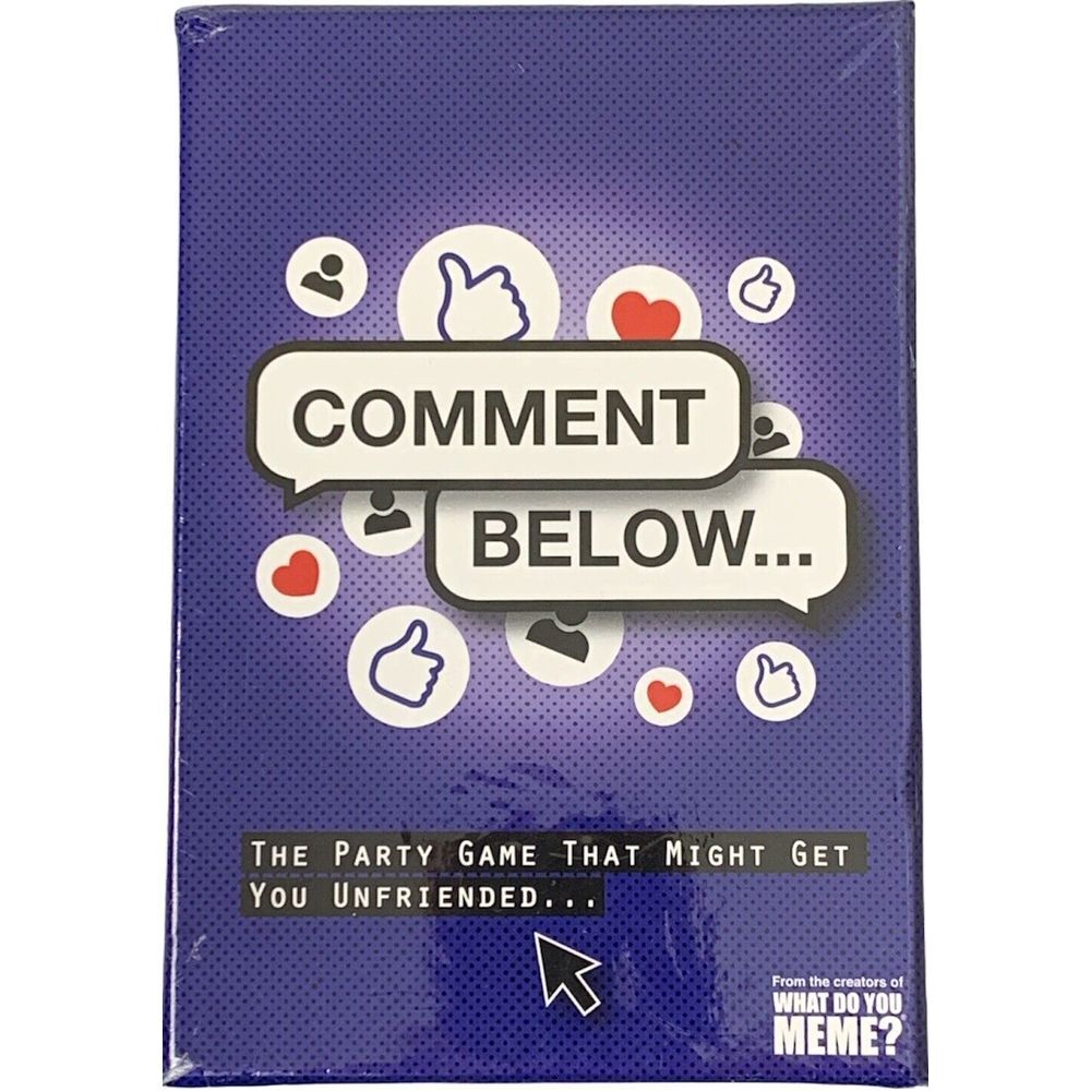 Comment Below - Adult Party Game by What Do You Meme?